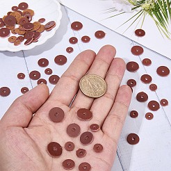 100Pcs 4 Styles Imitation Leather Washers&nbsp;FIND-CL0001-13