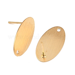 316 Stainless Steel Stud Earring Findings&nbsp;STAS-D389-01G