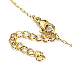 Natural Mixed Gemstone Chips Beaded Anklet with PVD Vacuum Plating Golden 304 Stainless Steel Chains for Women&nbsp;AJEW-Z008-02