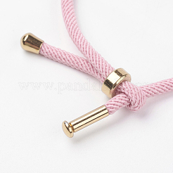 Cotton Twisted Cord Bracelet Making&nbsp;MAK-L012-05
