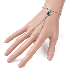 3Pcs 304 Stainless Steel Cable Chains Bracelets Set&nbsp;BJEW-JB12660