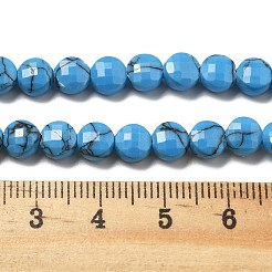 Synthetic Turquoise Beads Strands&nbsp;G-C179-A6mm-18