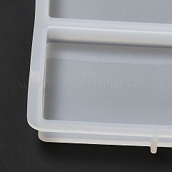 DIY Silicone Rectangle Badge Reel Pendant Molds&nbsp;LS-DIY-G079-17