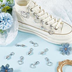 2Sets 12Pcs 2 Styles  Alloy Shoe Charms&nbsp;AJEW-CP0006-55