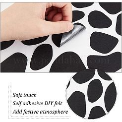 Felt Messy Dots Self-Adhesive Stickers&nbsp;DIY-WH0043-31