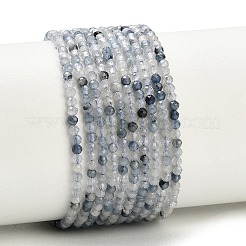 Natura Blue Rutilated Quartz Beads Strands&nbsp;GG-CBA3921-A05-2mm