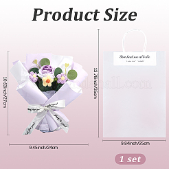 1 Set Polyester Artificial Flower Bouquets&nbsp;AJEW-SC0031-25B