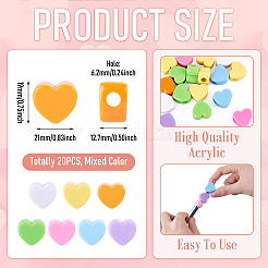 Acrylic European Beads&nbsp;MACR-TAC0001-28A