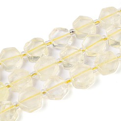 Natural Lemon Quartz(Heated) Beads Strands&nbsp;G-P534-A20-01
