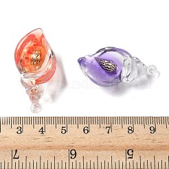 Luminous Transparent Resin Pendants&nbsp;RESI-Z038-02