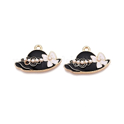 Rack Plating Alloy Enamel Pendants&nbsp;ENAM-N056-422