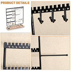 Iron Storage Jewelry Rack&nbsp;ODIS-WH0038-106