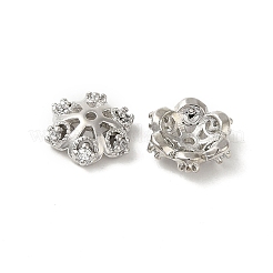 Rack Plating Brass Beads Caps&nbsp;KK-B088-05B-P