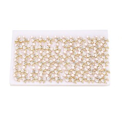 Bowknot Brass Micro Pave Clear Cubic Zirconia Dangle Stud Earrings&nbsp;PEAR-N017-07C
