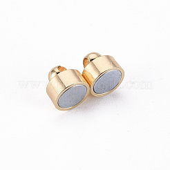 Brass Magnetic Clasps with Loops&nbsp;KK-Q765-007-NF