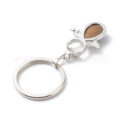 Natural Gemstone Keychain Angel Pendant Keychain&nbsp;KEYC-JKC00381