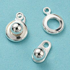 201 Stainless Steel Snap Clasps&nbsp;STAS-C042-02S