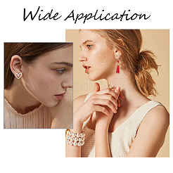 16Pcs Brass Stud Earrings Findings&nbsp;KK-BC0009-36