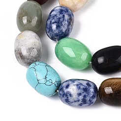 Natural & Synthetic Mixed Stone Beads Strands&nbsp;G-T142-70