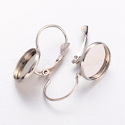 Brass Leverback Earring Findings&nbsp;LS-EC500-NF