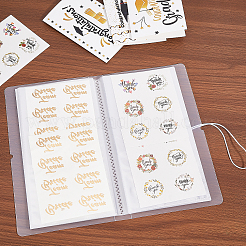Rectangle Plastic Sticker Storage Albums&nbsp;AJEW-WH0419-40B
