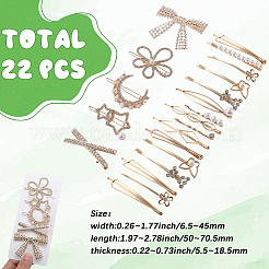 Zinc Alloy Hair Bobby Clips&nbsp;PHAR-SP0001-09