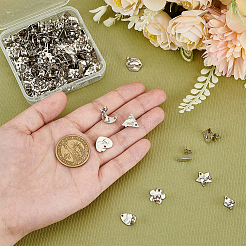 304 Stainless Steel Stud Earring Findings&nbsp;STAS-AN0001-05P