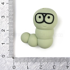 Caterpillar Food Grade Silicone Focal Beads&nbsp;SIL-Q030-03C