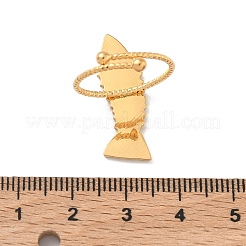 Adjustable 304 Stainless Steel Cuff Open Rings&nbsp;RJEW-D343-01G