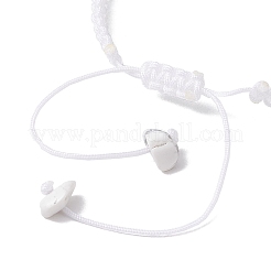 Adjustable Natural Gemstone Braided Bracelets for Women&nbsp;BJEW-JB10995-02