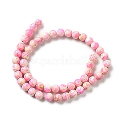 Synthetic Turquoise Dyed Beads Strands&nbsp;G-E594-24J