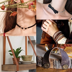 Micro Fiber Imitation Leather Cord&nbsp;LC-WH0001-01A
