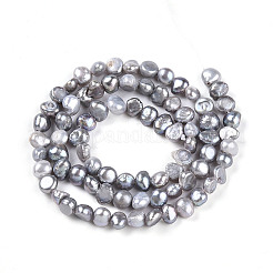 Natural Cultured Freshwater Pearl Beads Strands&nbsp;PEAR-N014-04I-01