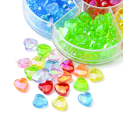 280Pcs 7 Colors Eco-Friendly Transparent Acrylic Beads&nbsp;TACR-CJ0001-58