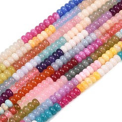 Dyed Natural White Jade Beads Strands&nbsp;X-GG-CBA7CEF-01