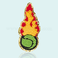 Polyester Iron on/Sew On Patches&nbsp;PATC-WH20005-16C