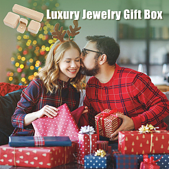 4pcs 4 styles Square & Rectangle Velvet Jewelry Gift Boxes Set&nbsp;ODIS-DC0001-02