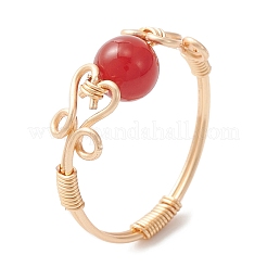 Natural Mixed Gemstone Finger Ring&nbsp;RJEW-JR00579