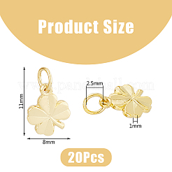 40Pcs Brass Charms&nbsp;KK-DC0003-78