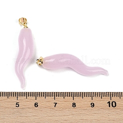 Handmade Lampwork with Brass Pendants&nbsp;KK-Q095-02
