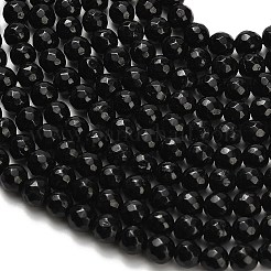 Natural Black Tourmaline Beads Strands&nbsp;G-H329-D02-4mm