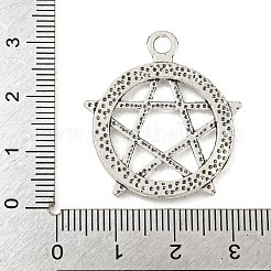 Tibetan Style Zinc Alloy Pentagram Pendants&nbsp;TIBEP-R334-333AS-RS