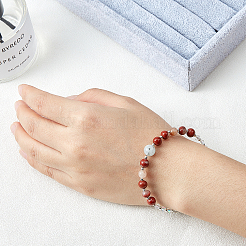 Natural Red Jasper Round Bead Strands&nbsp;G-OC0001-68