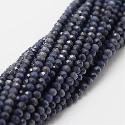 Natural Sapphire Bead Strands&nbsp;G-P271-3mm-13