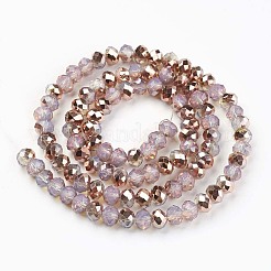 Electroplate Glass Beads Strands&nbsp;EGLA-A034-J10mm-N04
