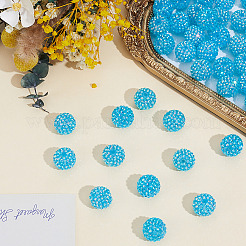50Pcs Resin Rhinestone Beads&nbsp;RESI-PA0001-45C