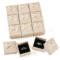 Square Cardboard Paper Ring Gift Storage Boxes&nbsp;CON-TAC0001-17F