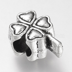 Tibetan Style Alloy European Beads&nbsp;TIBE-S310-079AS-LF