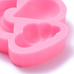 Food Grade Rainbow & Cloud & teardrop&nbsp;DIY-F045-04