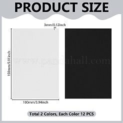 24Pcs 2 Colors EVA Foam Sheets for Craft and Embroidery&nbsp;FIND-PH0027-23